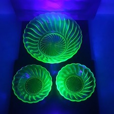 Vintage Bagley Glass Art Deco