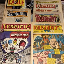 6 UK Comics. 1930s-1980s. Job Lot