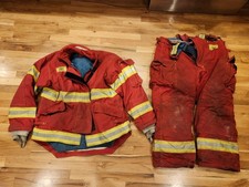 Red Turnout Gear 48 Coat 40