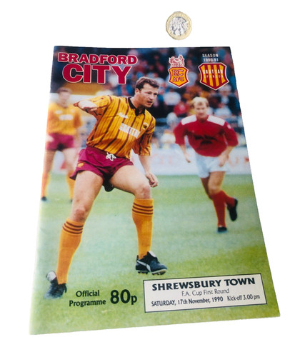 Football programme bradford - programme,