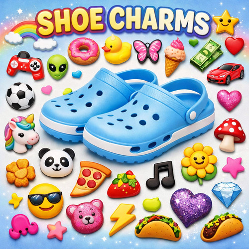 Clog shoe charms boys - shoe, girls