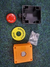 Button Switch Box Control Emergency Stop Push Mushroom Red 10A 158g 1pcs