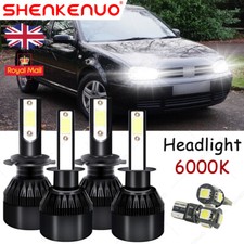 For VW Golf MK4 1997-2003 50W Led Headlights Bulb Side Light Lamp Xenon White C9