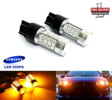 2x 580 W21/5W 582 Bulb SAMSUNG 40W LED Signal Indicator Daytime Light 7440 Amber