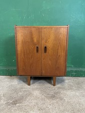 Retro Teak Record Cabinet