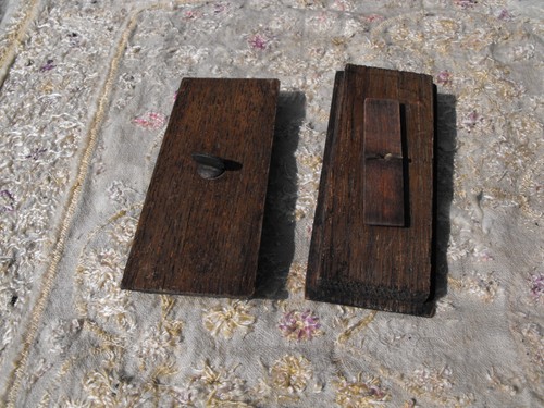 Antique oak wall clock - antique,
