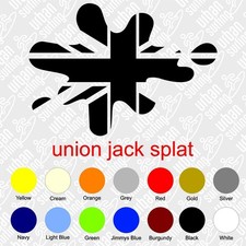 Union Jack Splat Sticker