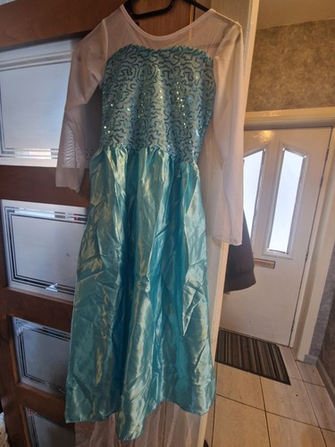 Blue princess dress with wand - blue,