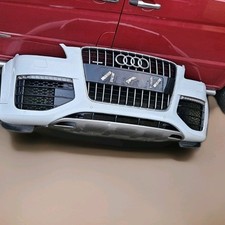 Audi q7 4l front complete bumper Facelift v12 Sline+ V8 white Ls9r 2010-2014