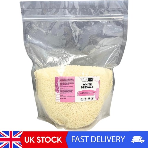 1kg white beeswax pellets - 1kg,