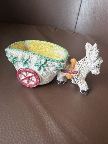 Vintage italian ceramic donkey - italian,