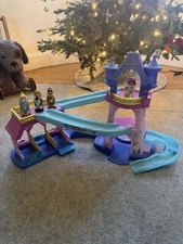 Fisher-Price Little People Disney Princess Klip Klop Castle Stable & Characters