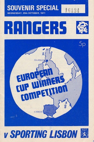 Rangers sporting lisbon cup - v, (cup