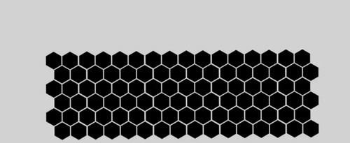 Car hexagon honeycomb stickers - hexagon,