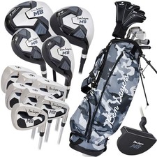 Ben Sayers M8 13 Piece Steel Package Set Right Hand with 6 Way Stand Bag- Camo