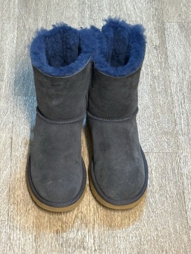 Ugg navy blue bailey bow - blue,