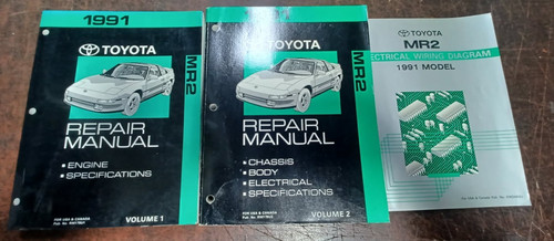 1991 toyota shop service - 1991,