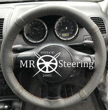 GREY TWO TONE LEATHER STEERING