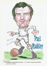 PAUL MADELEY HAND SIGNED