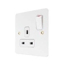MK Switched Socket Flat Plate