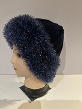 Ladies Navy Blue Hat