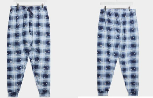 Plus size blue check - uk,