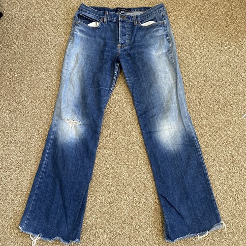 Vintage y2k blue distressed - vintage,