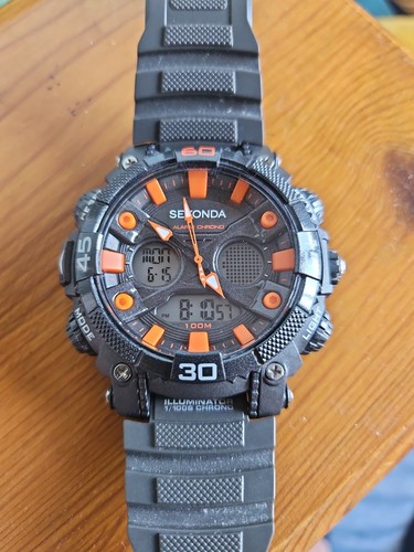 Sekonda mens sports duel time - mens,