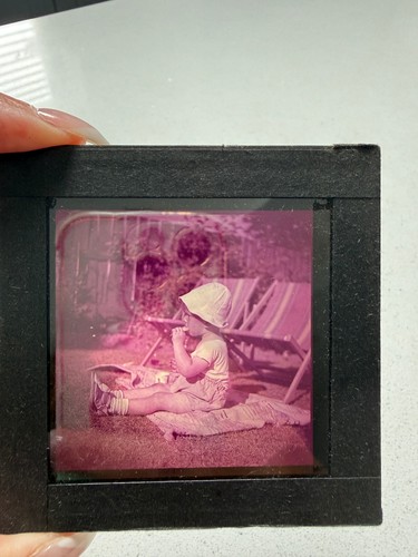 Vintage original photo slide - original,