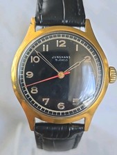 Mens 1940s Vintage JUNGHANS 15 Jewels Military Style Mechanical Wristwatch