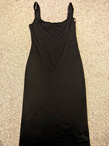 Primark black long dress - black, 10