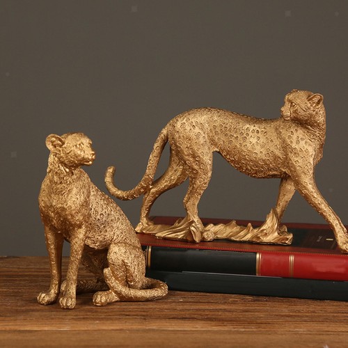 Leopard statue panther - leopard,