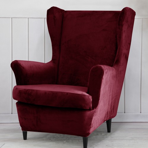 Stretch velvet wing - stretch, back