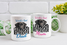 World's Best Labrador Retriever Mum or Dad - Dog Lover - Pet Gift - Coffee Mug