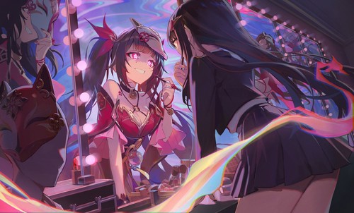 Anime girls honkai star - , rail