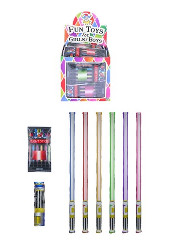 Self inflating light - light, stick