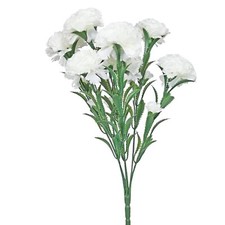 Artificial Carnations Flowers for Wedding Valentines Memorial Graveside