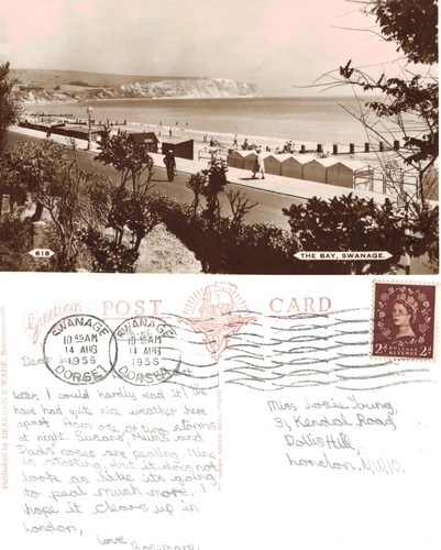 Vintage postcard the bay - the,