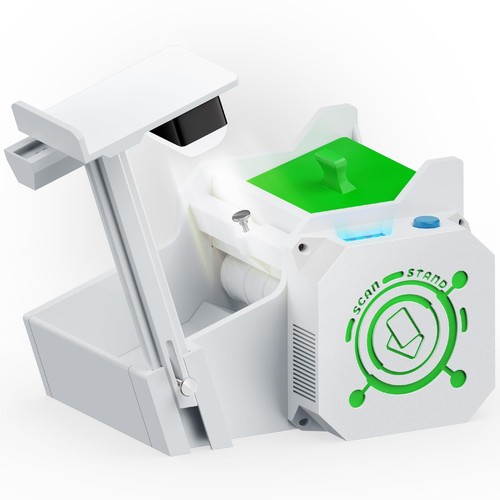 Automatic card scanner - scanner, stand