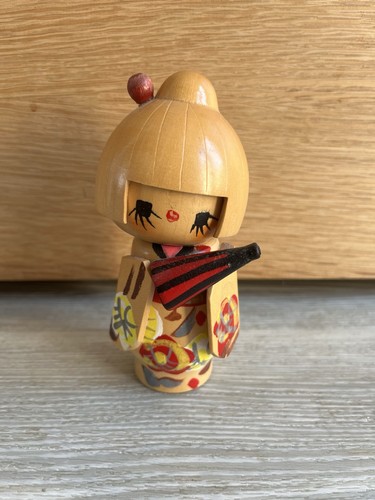 Vintage japanese kokeshi doll - vintage,