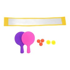  1 Set Mini Portable Tabletop Table Tennis Pong Board Game Set Toy Rackets Net