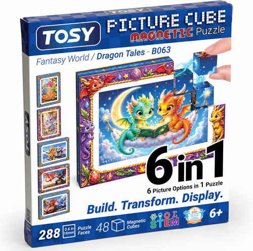 Tosy picture cube dragon - tosy,