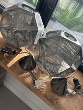 Tom dixon etch pendant x2. Steel Light