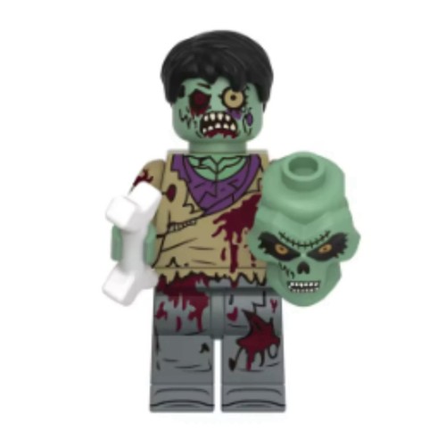 Custom lego zombie minifigure - custom,