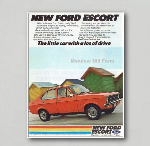Fridge magnet ford escort mk2 - magnet,