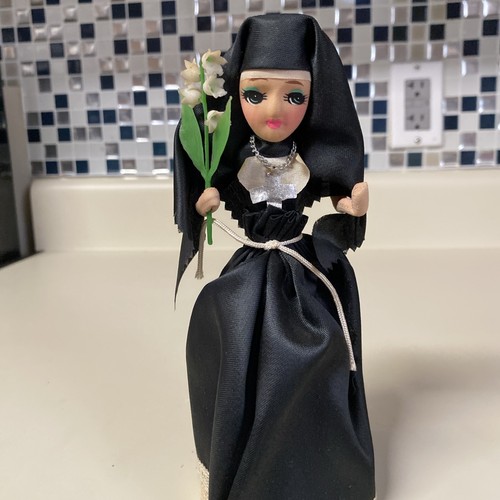 Old sister figurine - (nun, doll)