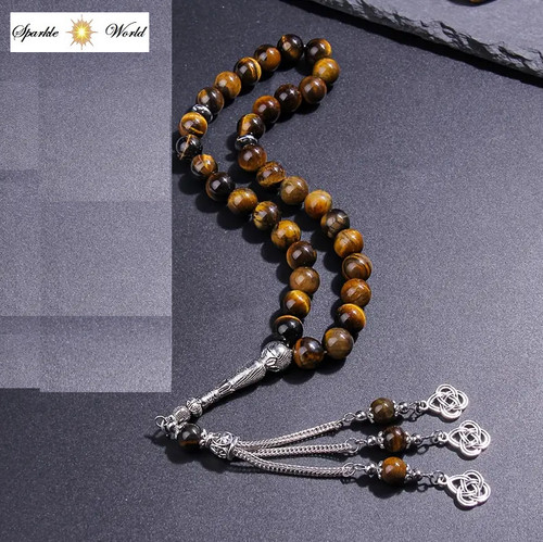 Tiger eye stone islamic prayer - tiger,
