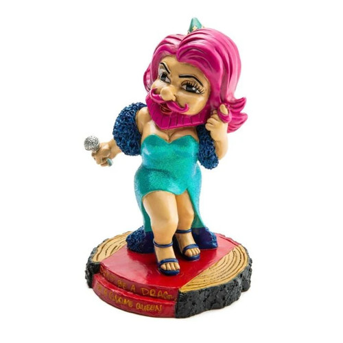 Drag queen garden gnome - queen,