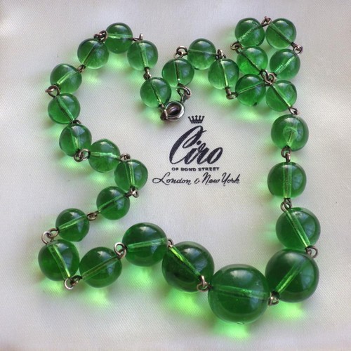 Vintage emerald green glass - vintage,