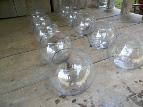Lot glass bubble - 10, globe